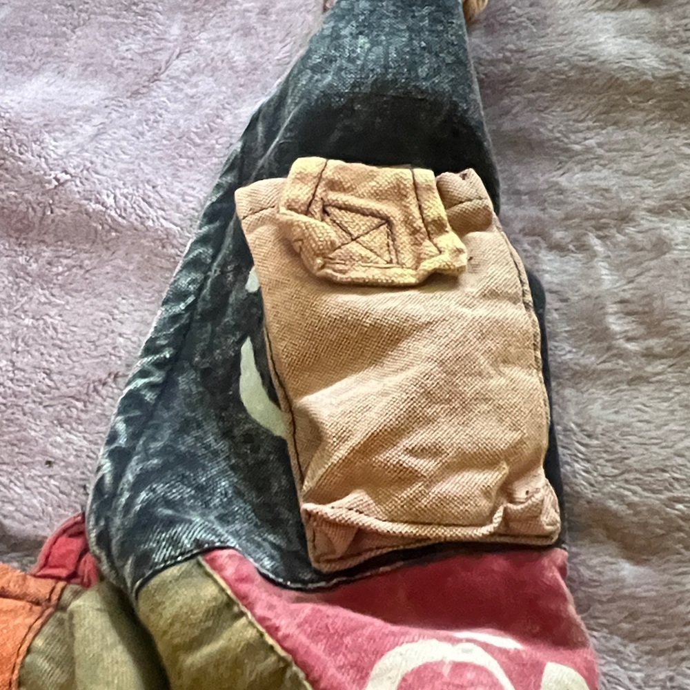 Multicolor Patchwork Boho Shoulder Bag - image 4